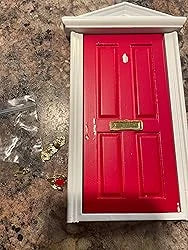 APODESS Mini Christmas Decoration Door Elf Door Magic Door Decorate the room to increase the festive
