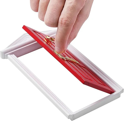 APODESS Mini Christmas Decoration Door Elf Door Magic Door Decorate the room to increase the festive