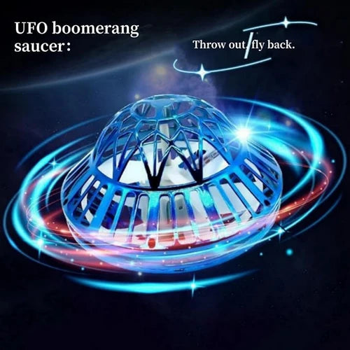 Boomerang flying ball toys hand-controlled drone cyclotron flying saucer suspended glow-in-the-dark