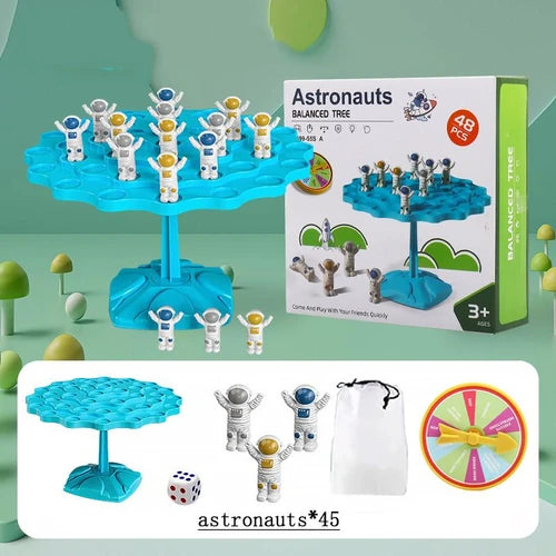 Astronaut Balance Board Game Double Balance Tree Versus Game Children's Educational Desktop Toys