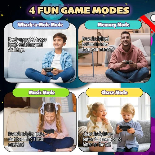 APODESS Button music speed push game machine thinking logic puzzle breakthrough gopher decompression