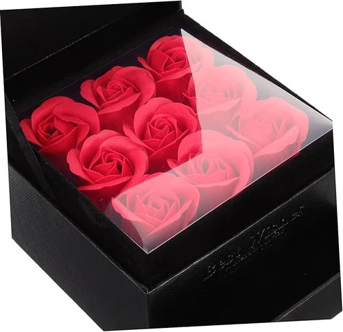 Double Jewelry Flower Gift Box Romantic Flower Jewelry Box Valentine's Day Gift for Girlfriend