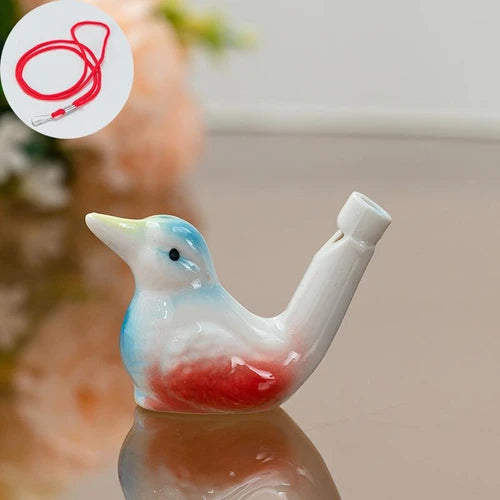 6 Bird Whistles Water Whistles Porcelain Bird Whistles Colorful Ceramic Bird Whistles Best Gift