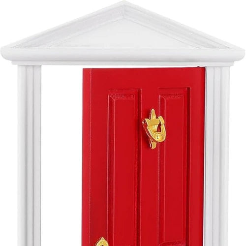 APODESS Mini Christmas Decoration Door Elf Door Magic Door Decorate the room to increase the festive