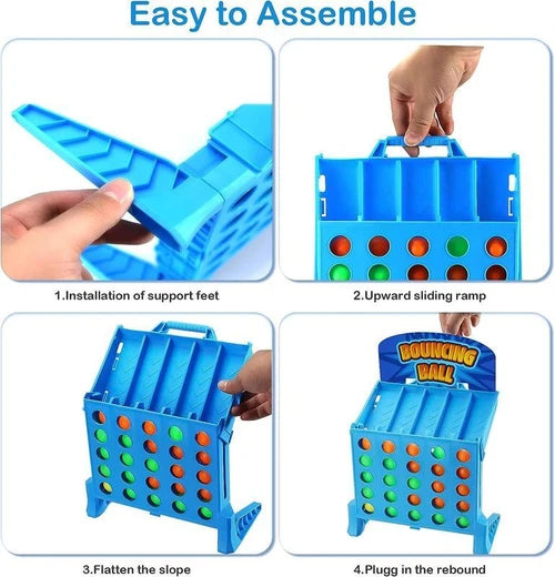Double multiplayer bouncing four pieces toys Portable foldable puzzle leisure games