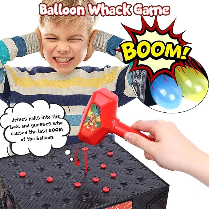 Trick or Treat Balloon Game With Balloon Hammer Exploding Box Balloon Game for Kids Family Party