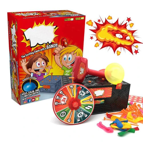 Trick or Treat Balloon Game With Balloon Hammer Exploding Box Balloon Game for Kids Family Party